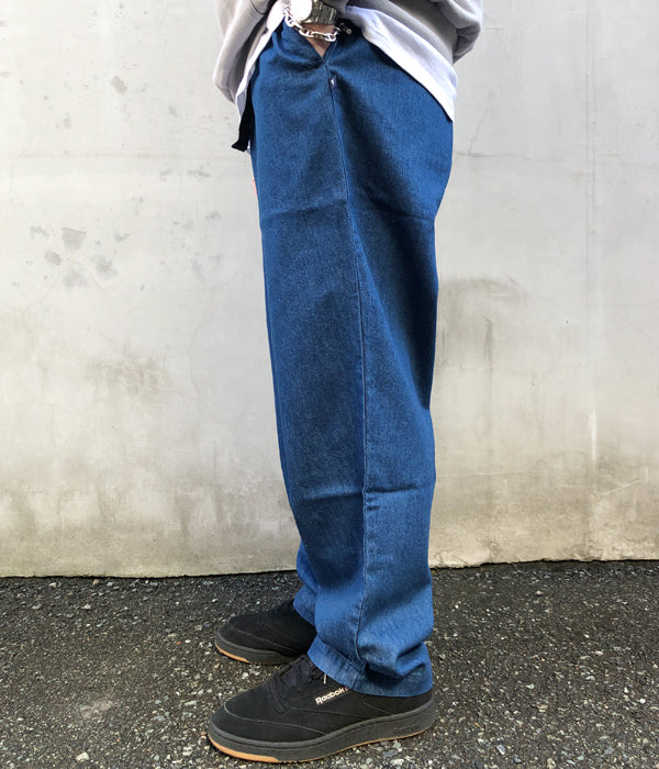 DESCENDANT/CLASP DENIM TROUSERS (INDIGO)