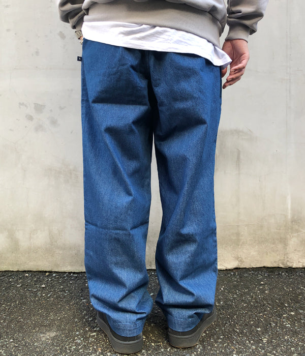 DESCENDANT/CLASP DENIM TROUSERS (INDIGO)