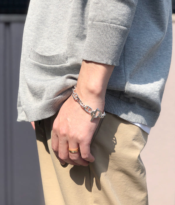 INTERIM TAXCO SILVER ANCHOR BRACELET - ブレスレット