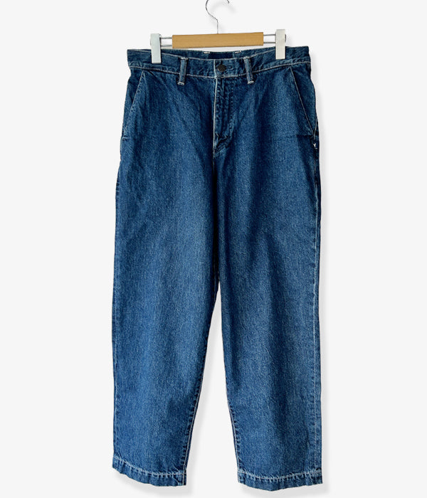 DESCENDANT/GALLEY DENIM TROUSERS (INDIGO)