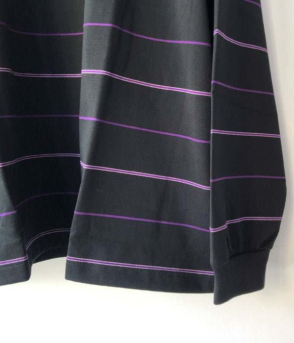 DESCENDANT/HORIZONTAL MULTI STRIPE LS (BLACK)