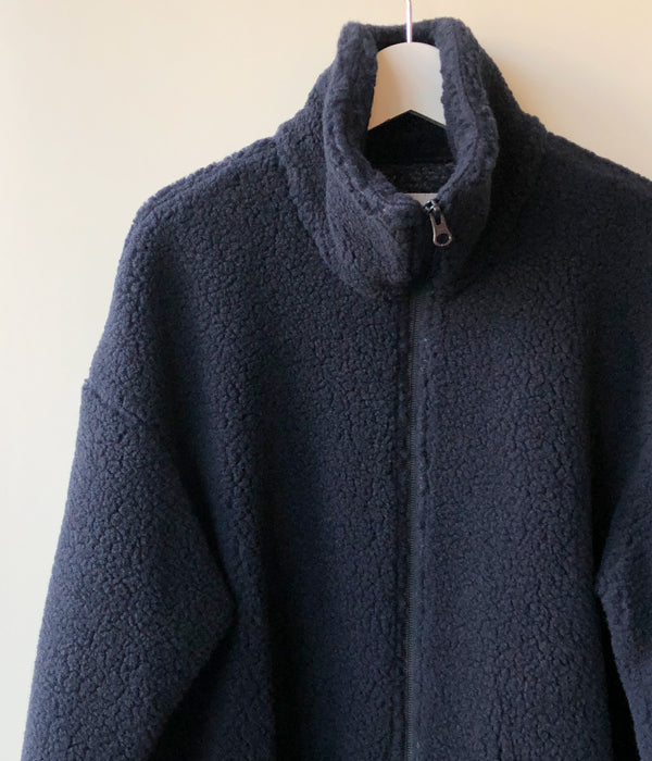 PHEENY/BOA ZIP COAT(NAVY)