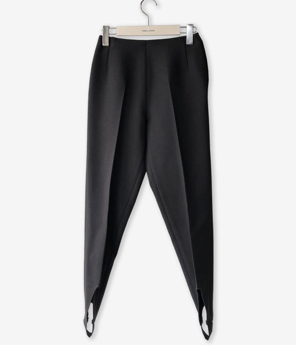 FUMIKA_UCHIDA/STRETCH W-FACE STIRRUPS PANTS(ASPHALT)