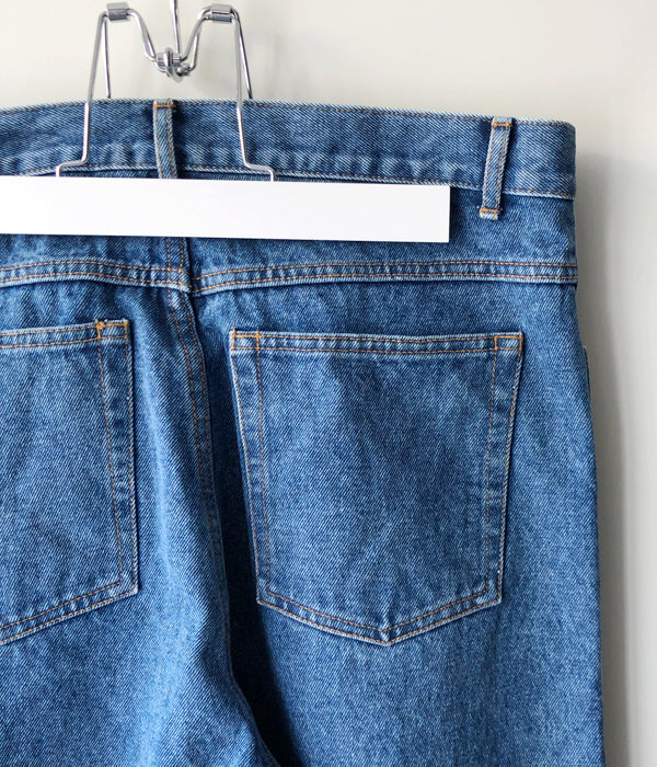 PHEENY/VINTAGE DENIM BIG JEANS(INDIGO)