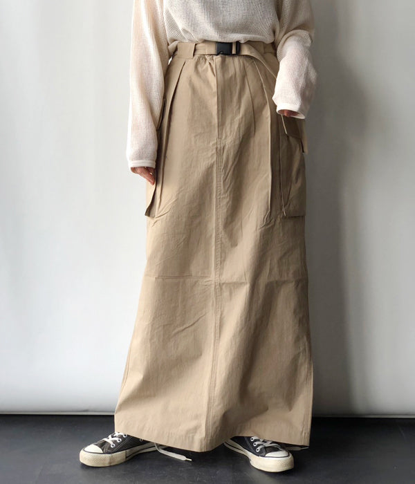 pheeny Cotton nylon dump military skirt | angeloawards.com