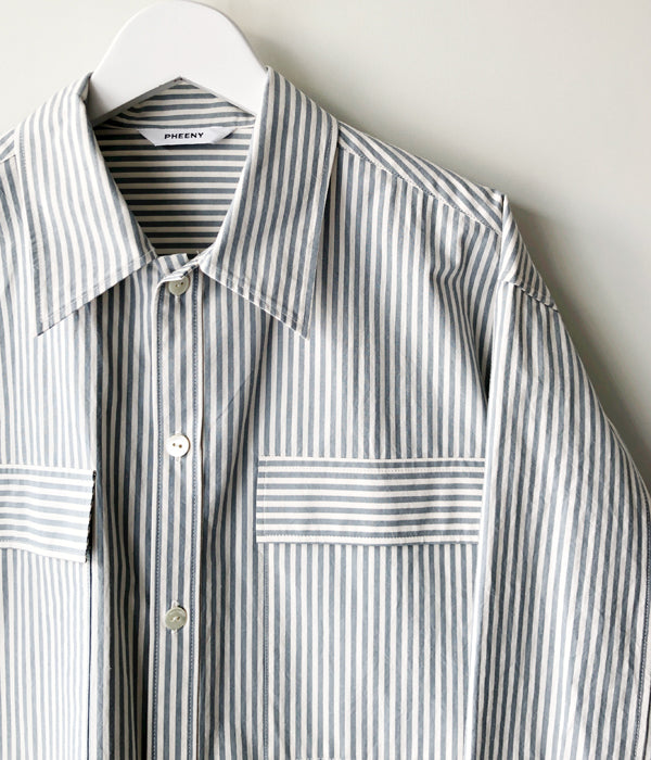 pheeny Stripe dump shirt シャツ | angeloawards.com