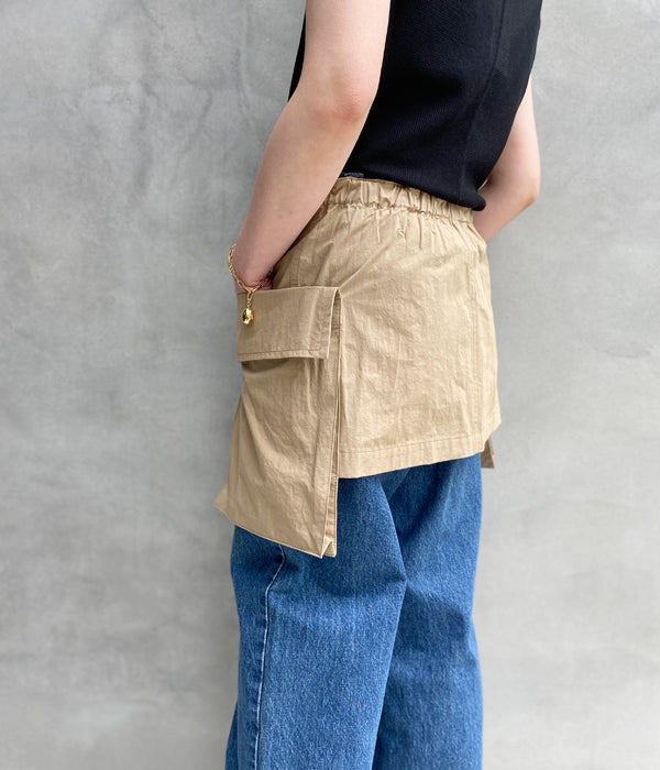 PHEENY/COTTON NYLON DUMP APRON(SAND)