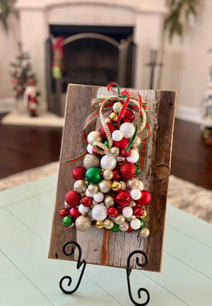 Ornament Tree on Aged Wood - The Ditzy Gypsy, LLC