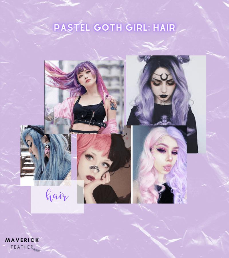 the pastel goth girl