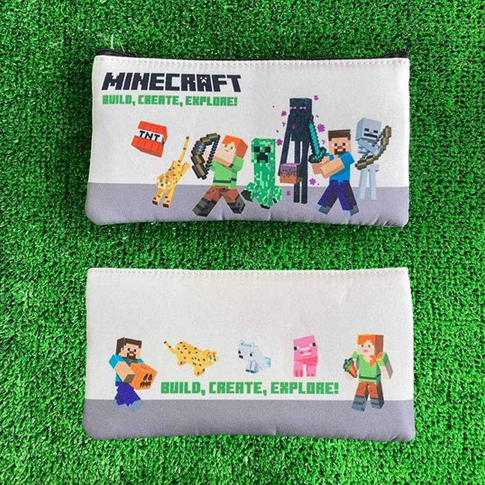 Minecraft マインクラフト エンダーマン キャラクター グッズ フラットポーチ マイクラ 平ポーチ 国内正規総代理店アイテム グッズ