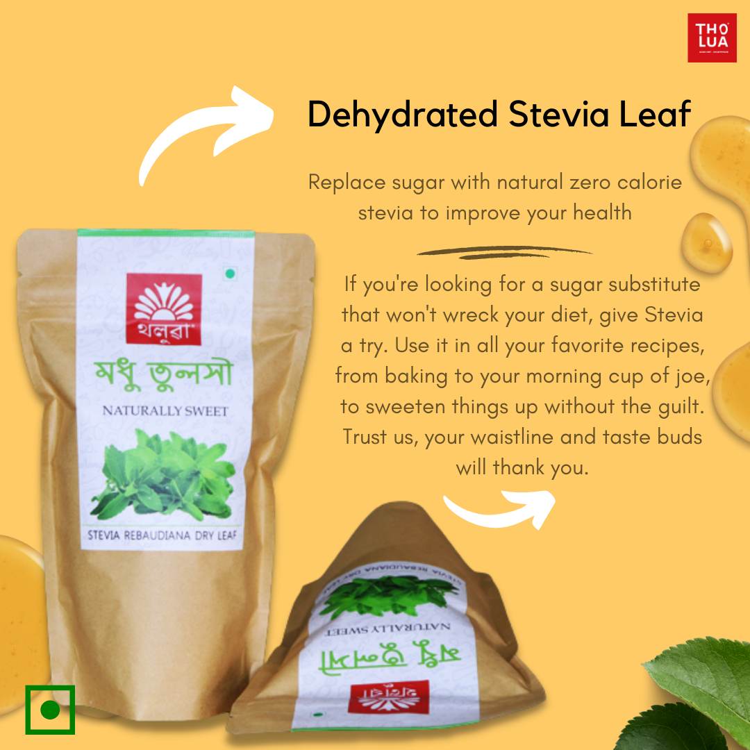 Stevia dry leaf (Pack of 3)