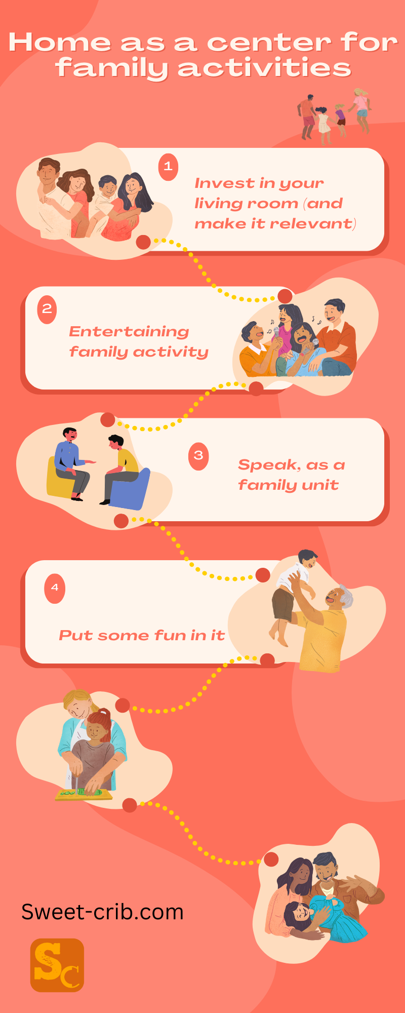 Infographic for A Home That Supports Family Bonding