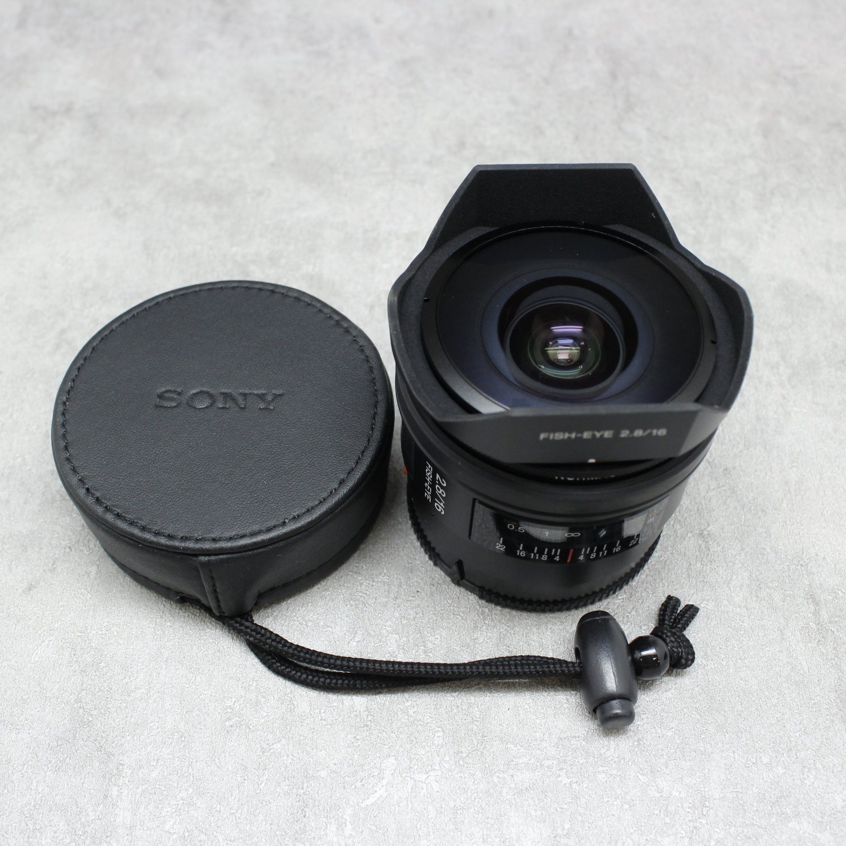 中古品 SONY 16mm F2.8 Fisheye SAL16F28 ☆4月9日(日)のYouTube生配信