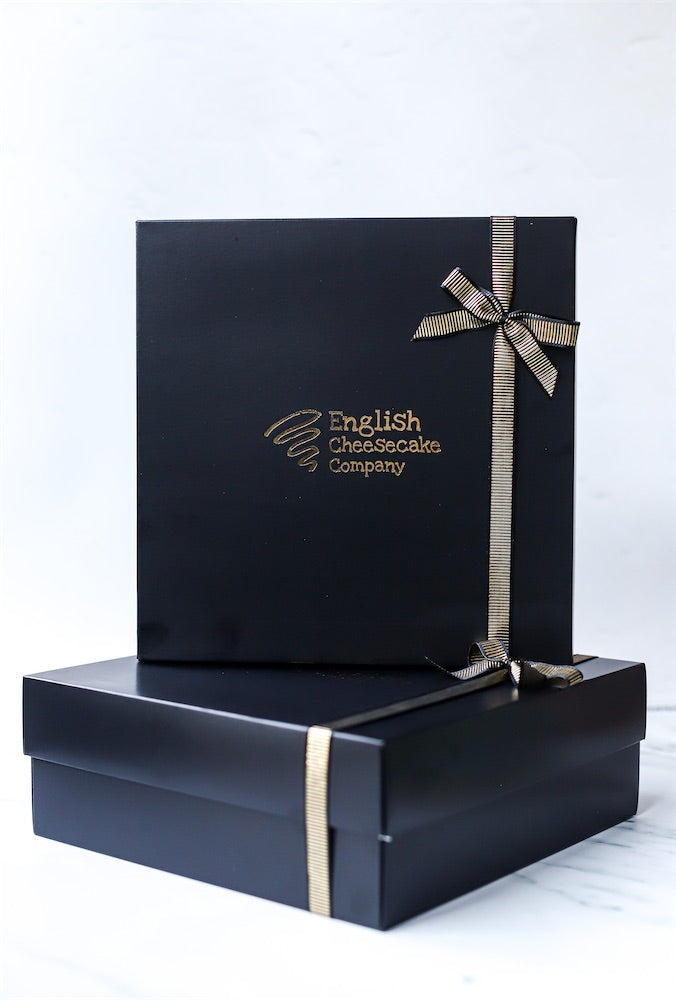 Luxury Gift Box & Ribbon – English Cheesecake Company