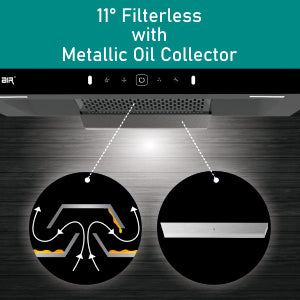 11° Filterless with Metallic Oil Collector