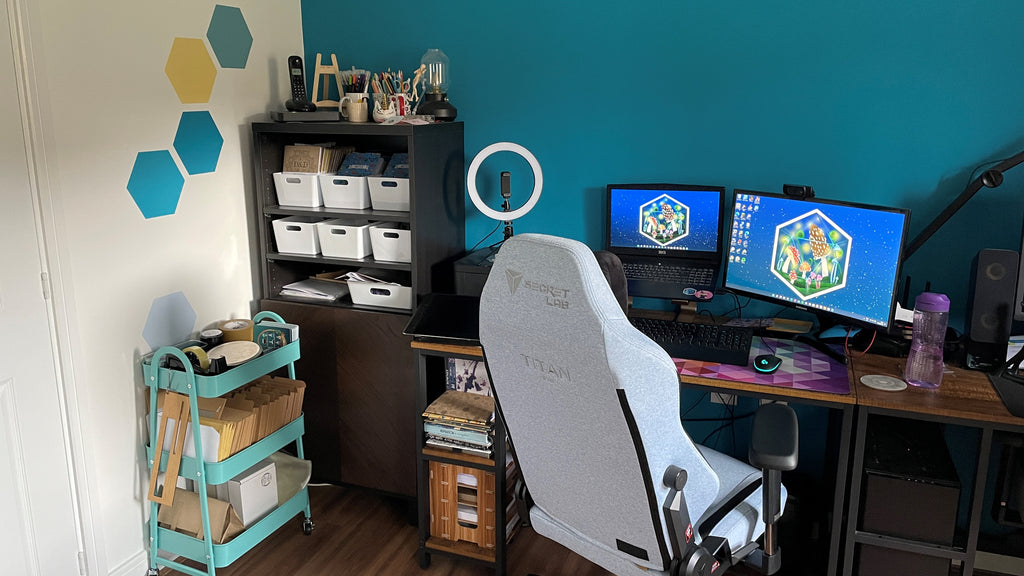 new desk space