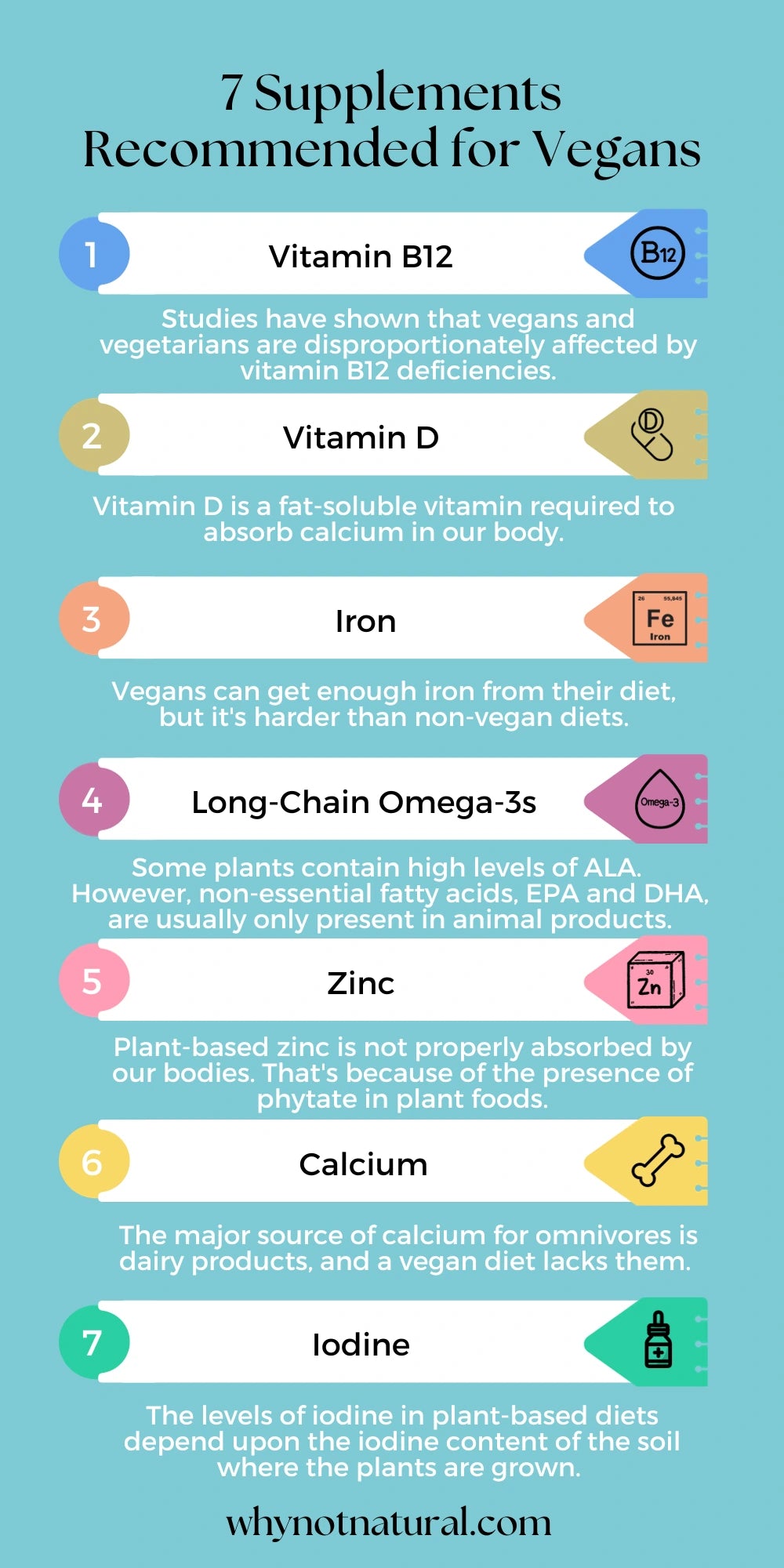 7 Supplements Needed in a Vegan Diet (Read This first!) – WhyNotNatural