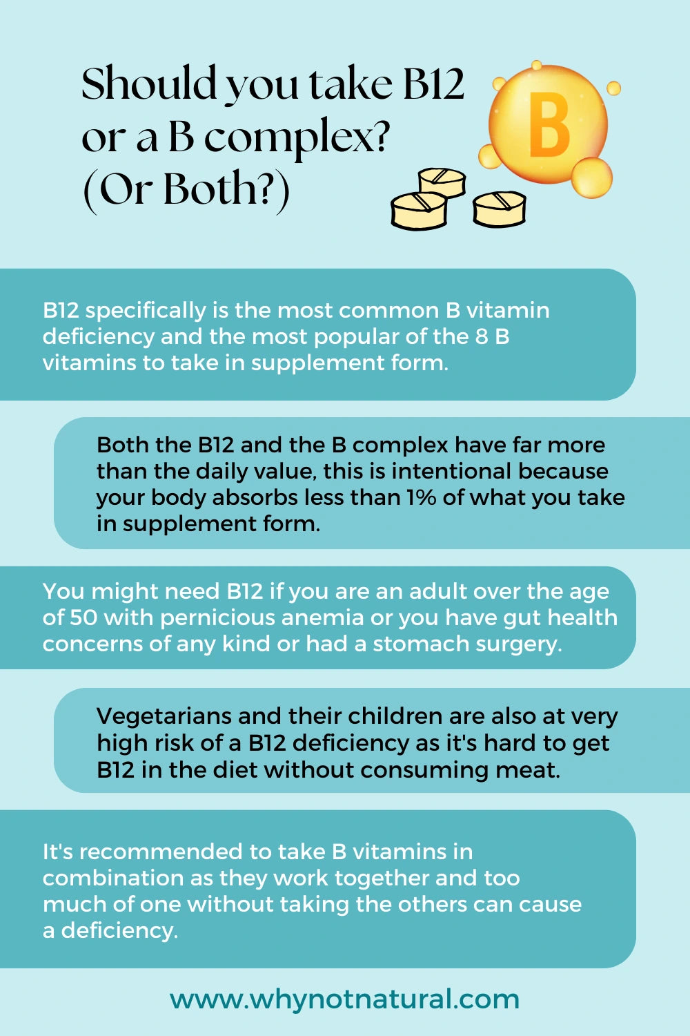 Should you take B12 or a B complex?  (Or Both?)