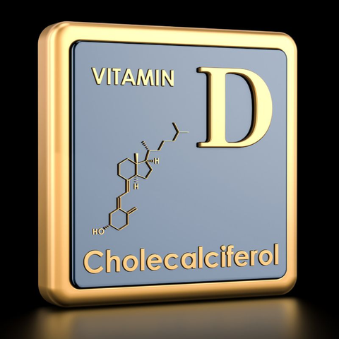 Picture showing cholecalciferol, a form of vitamin D.