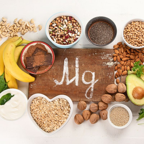 Magnesium-rich foods such as nuts, dried fruits, grains, avocado and more