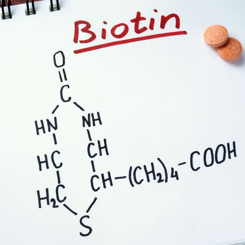 Biotin: Essential vitamin for proper body function.