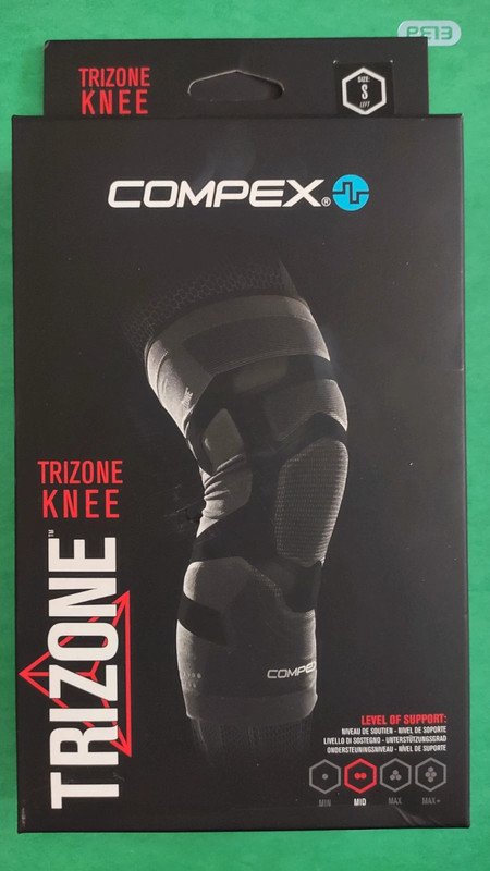 Équipements compex Trizone knee left S Noir