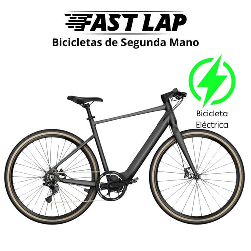 Fiido C21 Bicicleta Gravel Eléctrica Shimano 9v 2023 Rueda 45mm Gris Oscuro Tamaño L