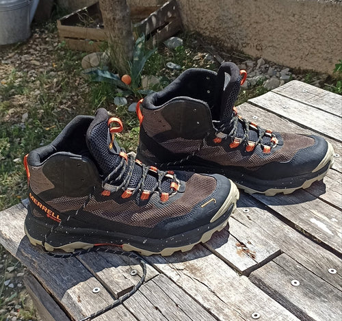 Chaussures de randonnée Merrell Speed strike mid gtx Noir