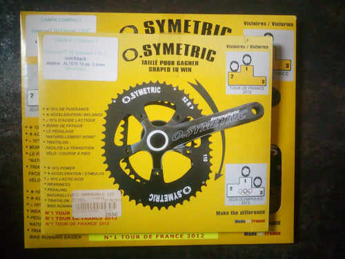 Transmission Osymetric Plateaux 50/38 pour Campagnolo