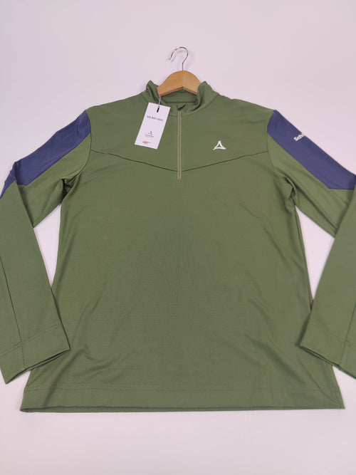 Schöffel Longsleeve Fiss M - loden green 50 Nieuw!