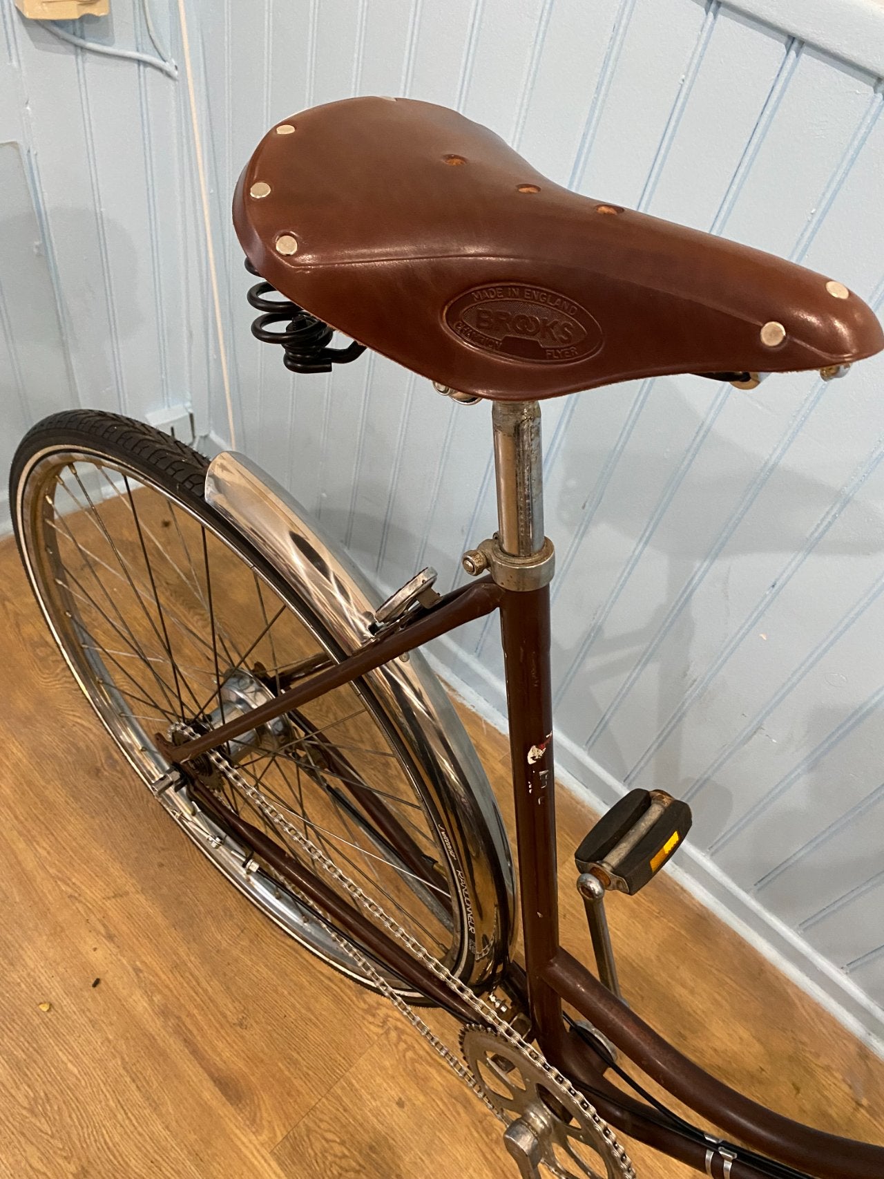 Classic Ritchey Poignées sur guidon de vélo en cuir véritable brun