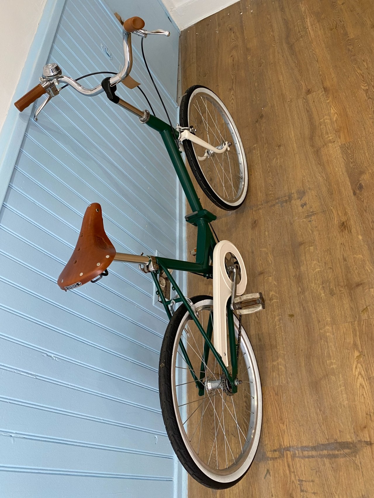 Chaîne de vélo monovitesse vert