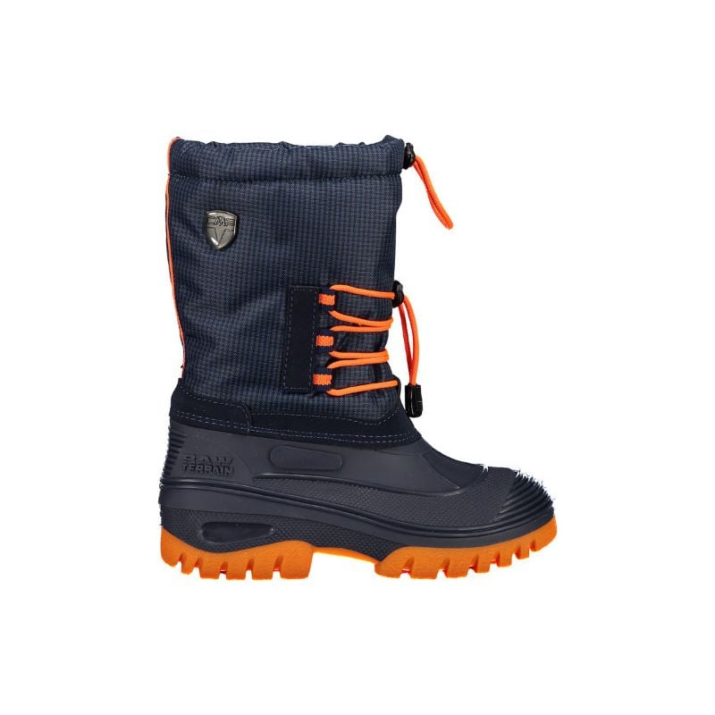 Botte de neige CMP Kids Ahto WP (Bleu - Orange Fluo) enfant