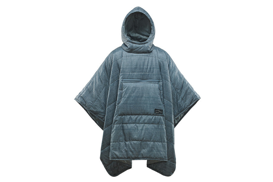 Poncho Thermarest Honcho Blue Woven Print