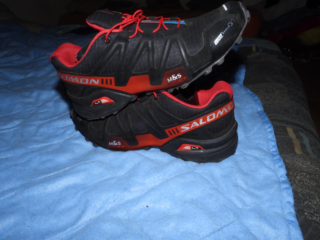 Chaussures de trail running Salomon Rouge