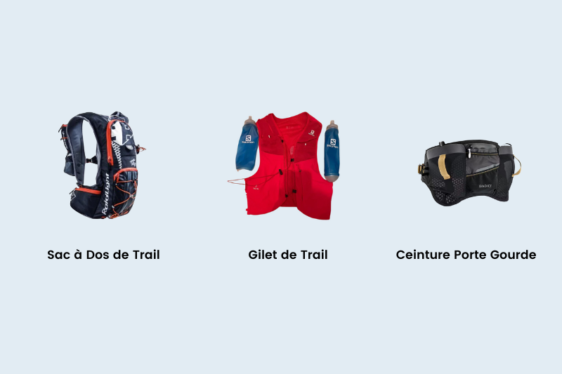 Trail Running : Gourde, flasque ou poche à eau ?