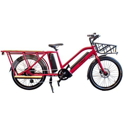 Vélo Cargo électrique TOMAA Rouge