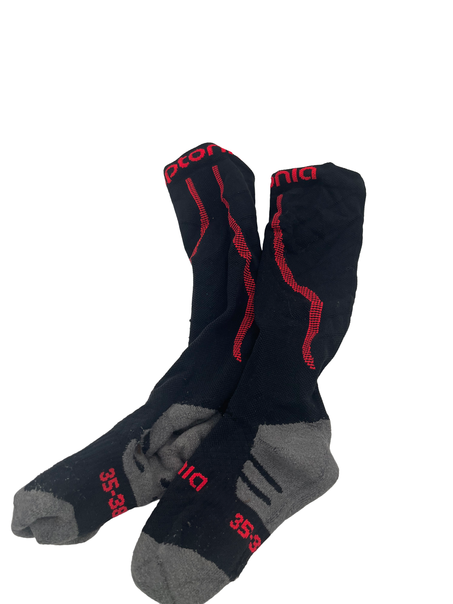 Chaussettes compressport  mixte noir