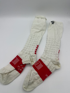 Chaussettes compressport  mixte blanc