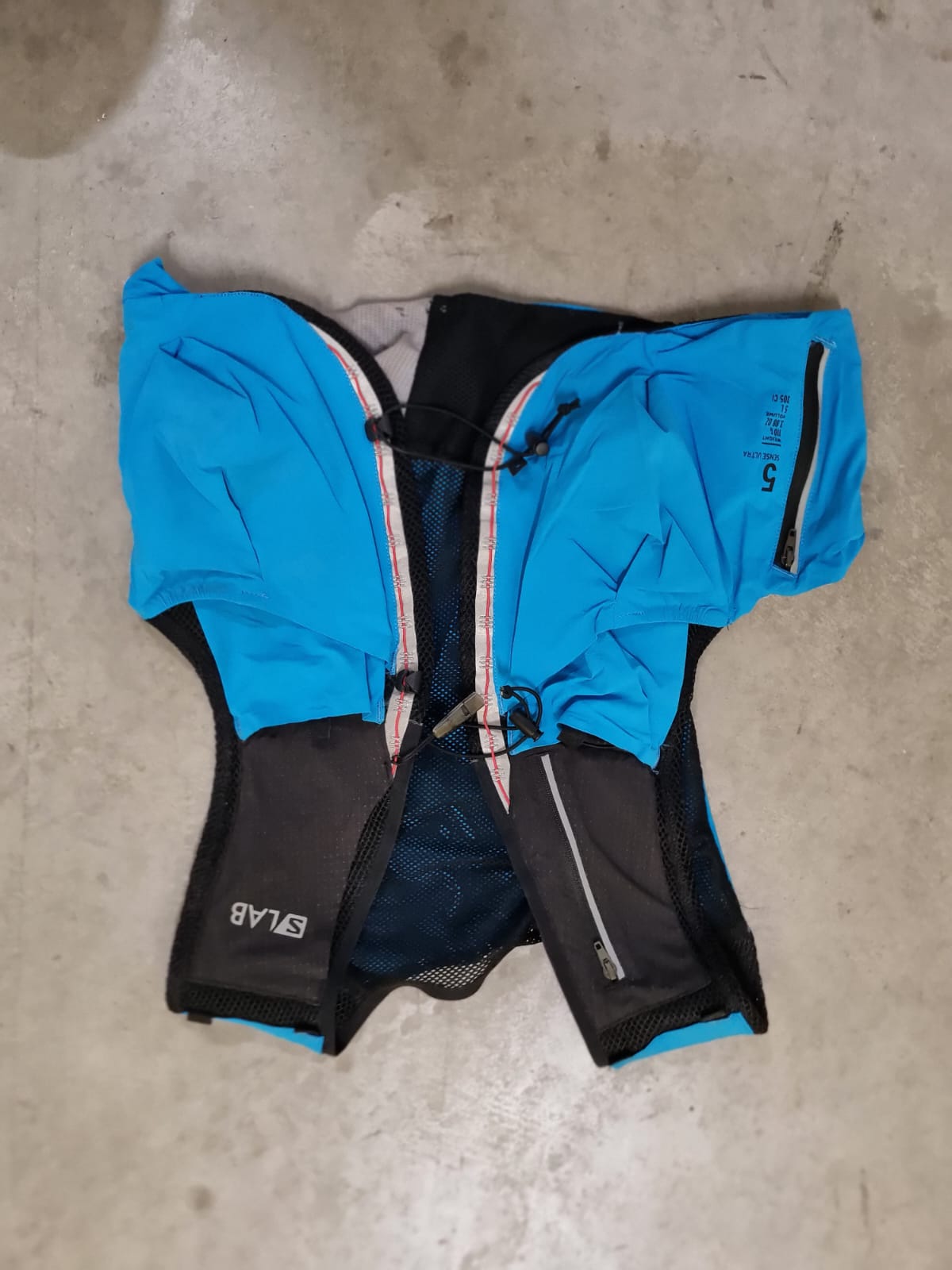 Gilet d'hydratation Salomon 5 Sense Ultra Bleu - L occasion