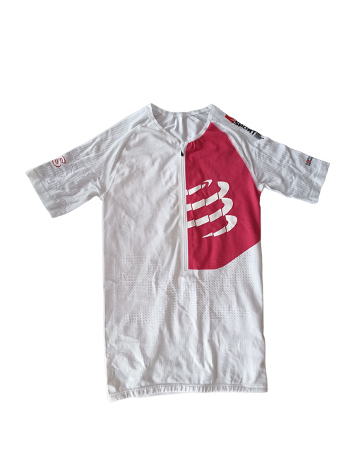 T-shirts compressport  homme blanc