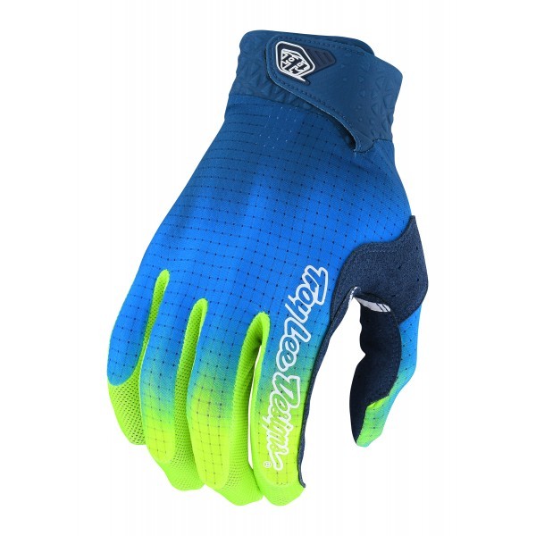 Gants de vélo & VTT TLD TLD Gants VTT Air Jet Fuel - Navy/Yellow Troy Lee  Designs L Bleu