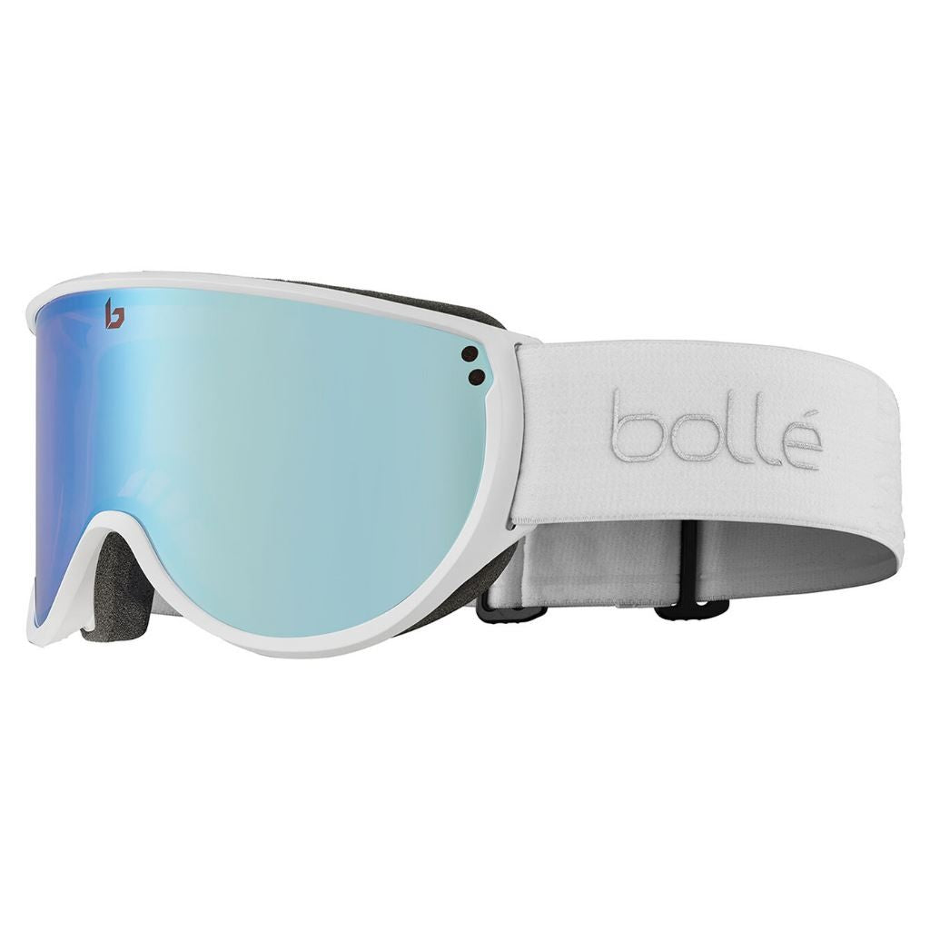 MASQUE BOLLE BLANCA WHITE MATTE-AZURE CAT 2