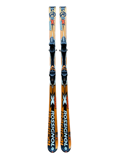 Skis alpins Skis Rossignol Oversize X avec fixations  174 Orange