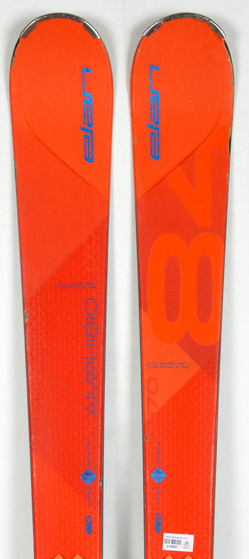 Elan AMPHIBIO 84 Ti full orange - skis d'occasion