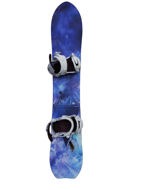 Skis alpins Nitro  Drop + Cosmic femme bleu