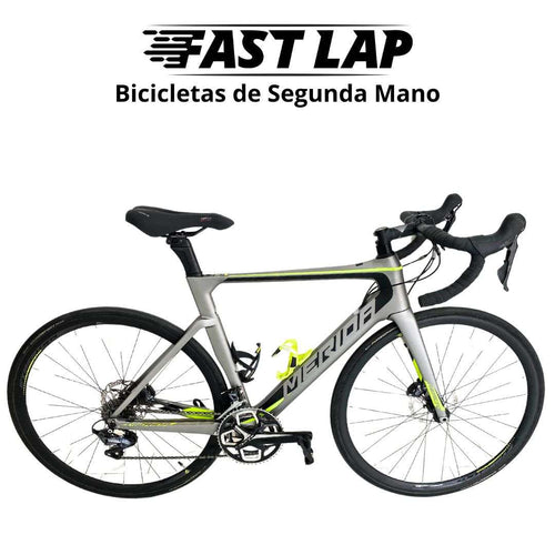 Merida Reacto 5000 Bicicleta Carretera Aero Gris Claro Shimano Ultegra 11v Carbono SM