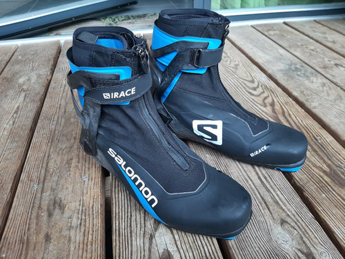 Chaussures de ski de fond Salomon S/RACE Carbon Skate Noir