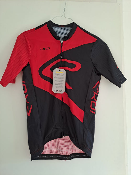 Maillots de vélo Ekoï Maillot ekoï E LTD noir / rouge Multicolore