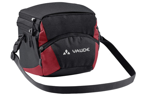 Sacoche de guidon Vaude OnTour Box M (KLICKfix ready) Noir/Carmin